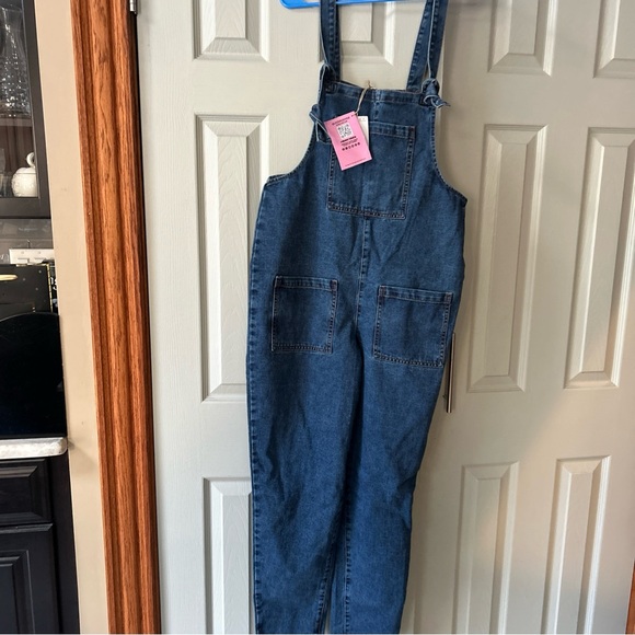 Lucy & Yak Denim - Lucy & Yak Denim Dungarees Jumpsuit Sz 6 ORGANIC LOOSE FIT Y2k Overalls New
